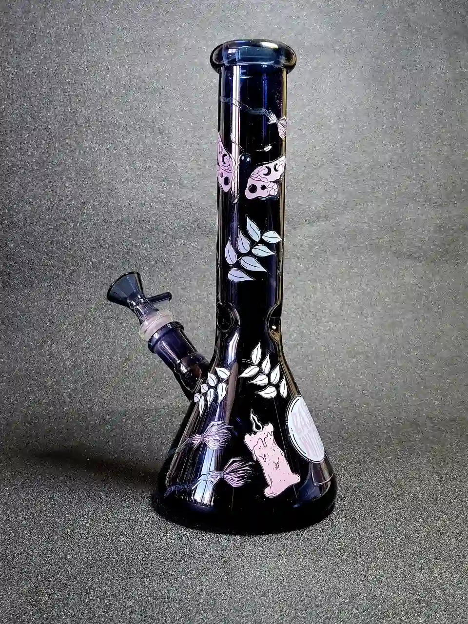 10 Inch Basic Witch Deep Blue Borosilicate Glass Beaker Bong - Image 2