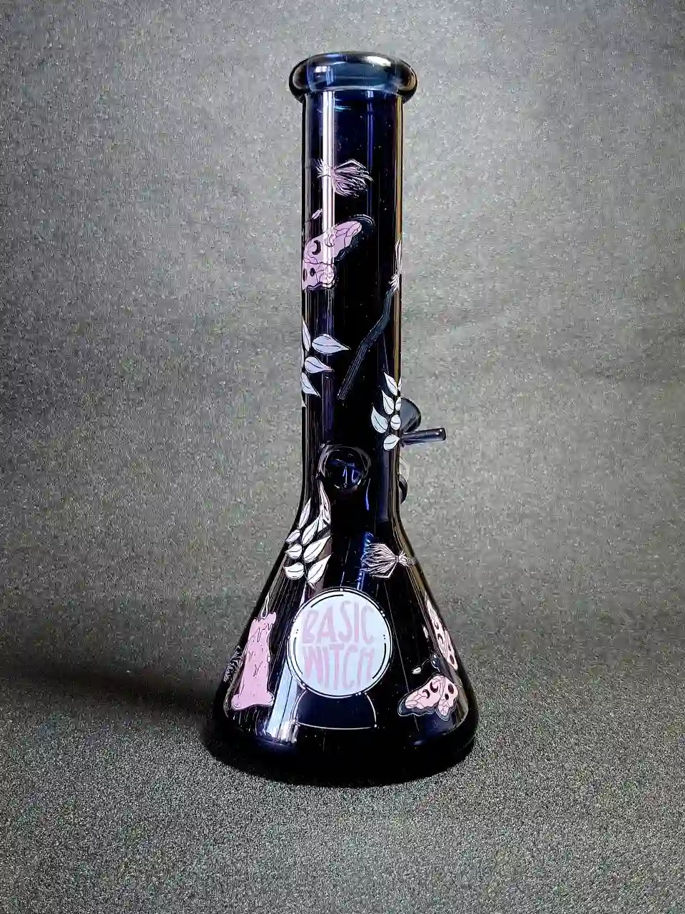 10 Inch Basic Witch Deep Blue Borosilicate Glass Beaker Bong - Image 3