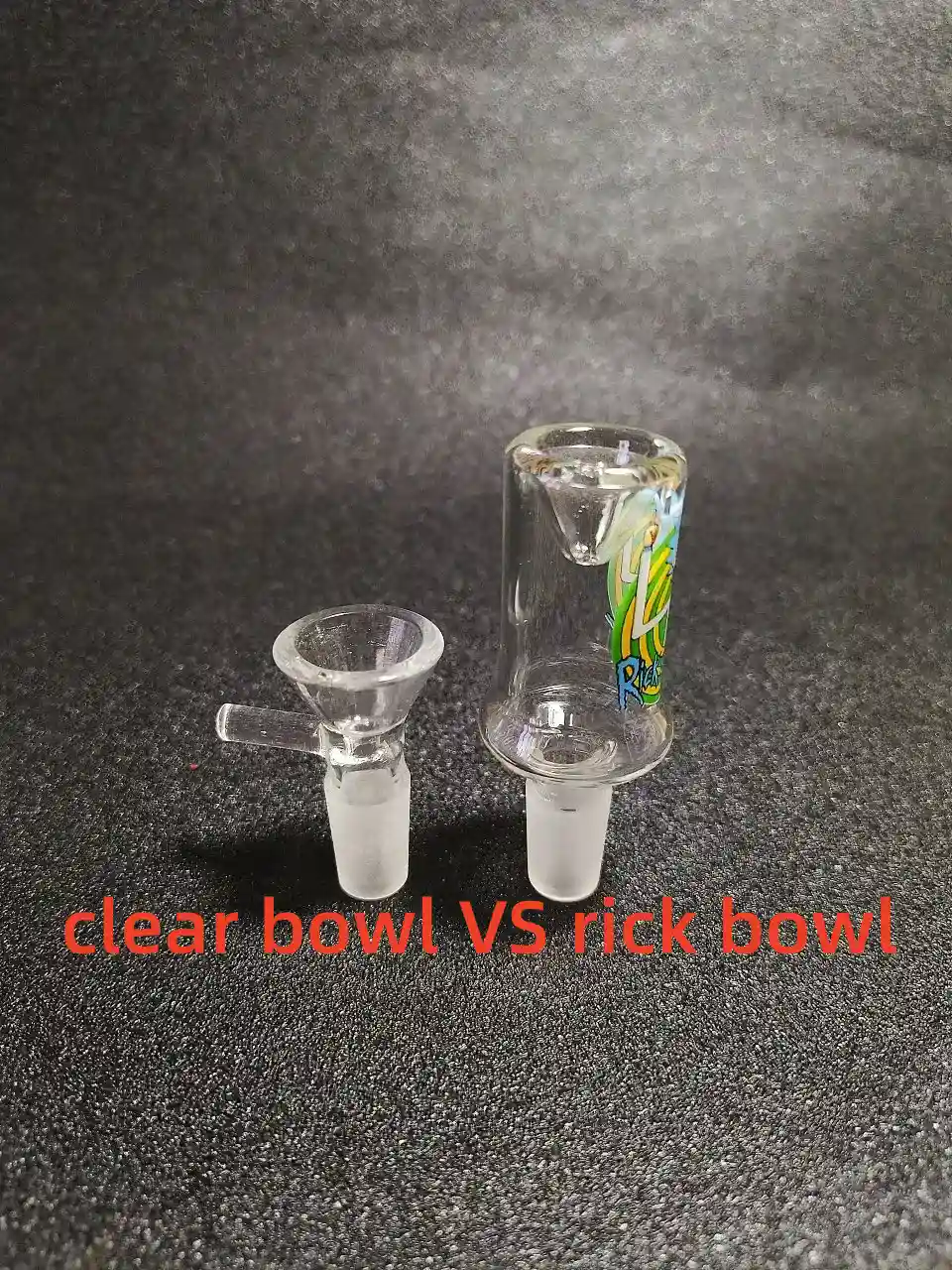8 Inch Rick and Morty Glow Beaker Borosilicate Glass Bong - Image 9