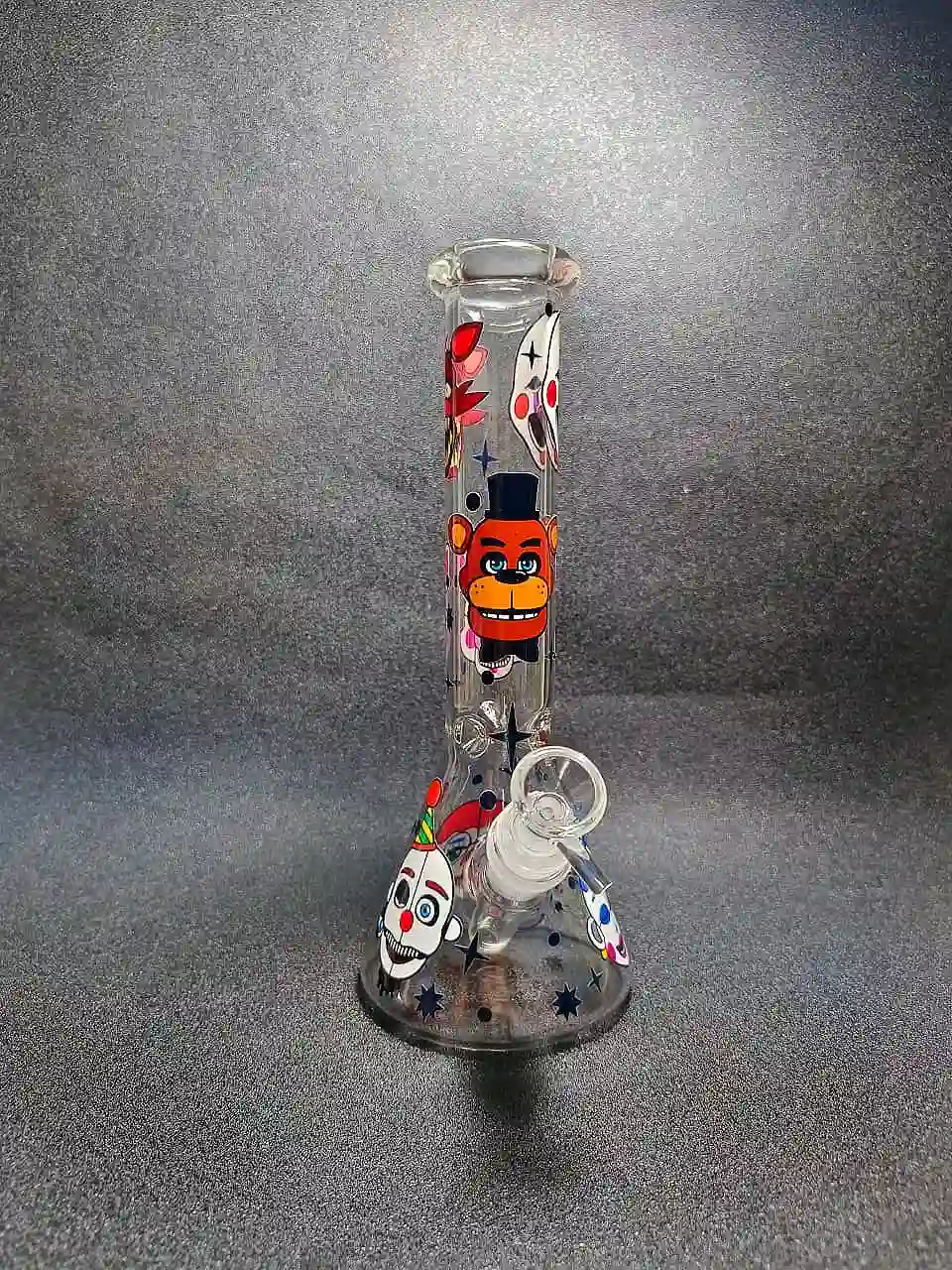 10 Inch Five Nights at Freddy's Inspired Beaker Glass Bong