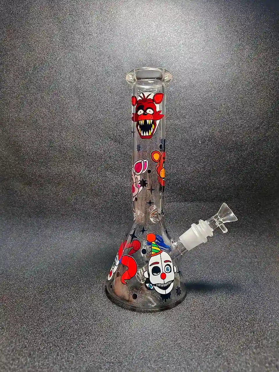 10 Inch Five Nights at Freddy's Inspired Beaker Glass Bong - Image 2
