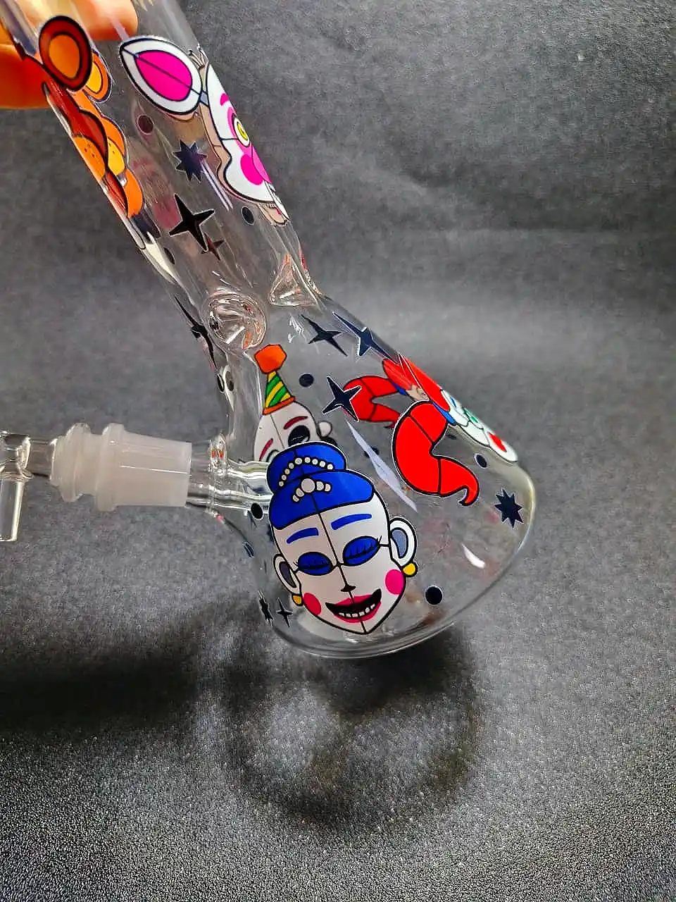 10 Inch Five Nights at Freddy's Inspired Beaker Glass Bong - Image 5