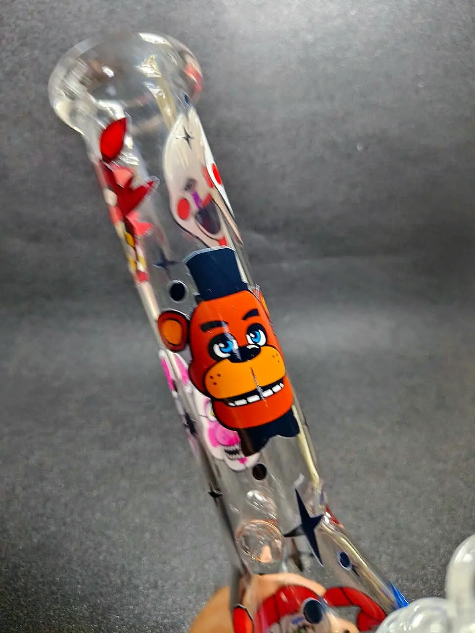 10 Inch Five Nights at Freddy's Inspired Beaker Glass Bong - Image 6