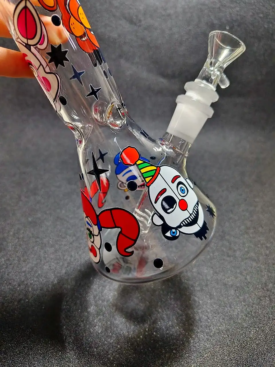 10 Inch Five Nights at Freddy's Inspired Beaker Glass Bong - Image 7