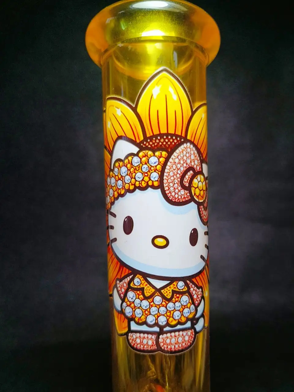 10-Inch Hello Kitty Sunflower Butterfly Fairy Beaker Bong - Image 8