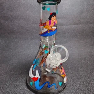 8 Inch Aladdin Genie Magic Carpet Beaker Glass Bong