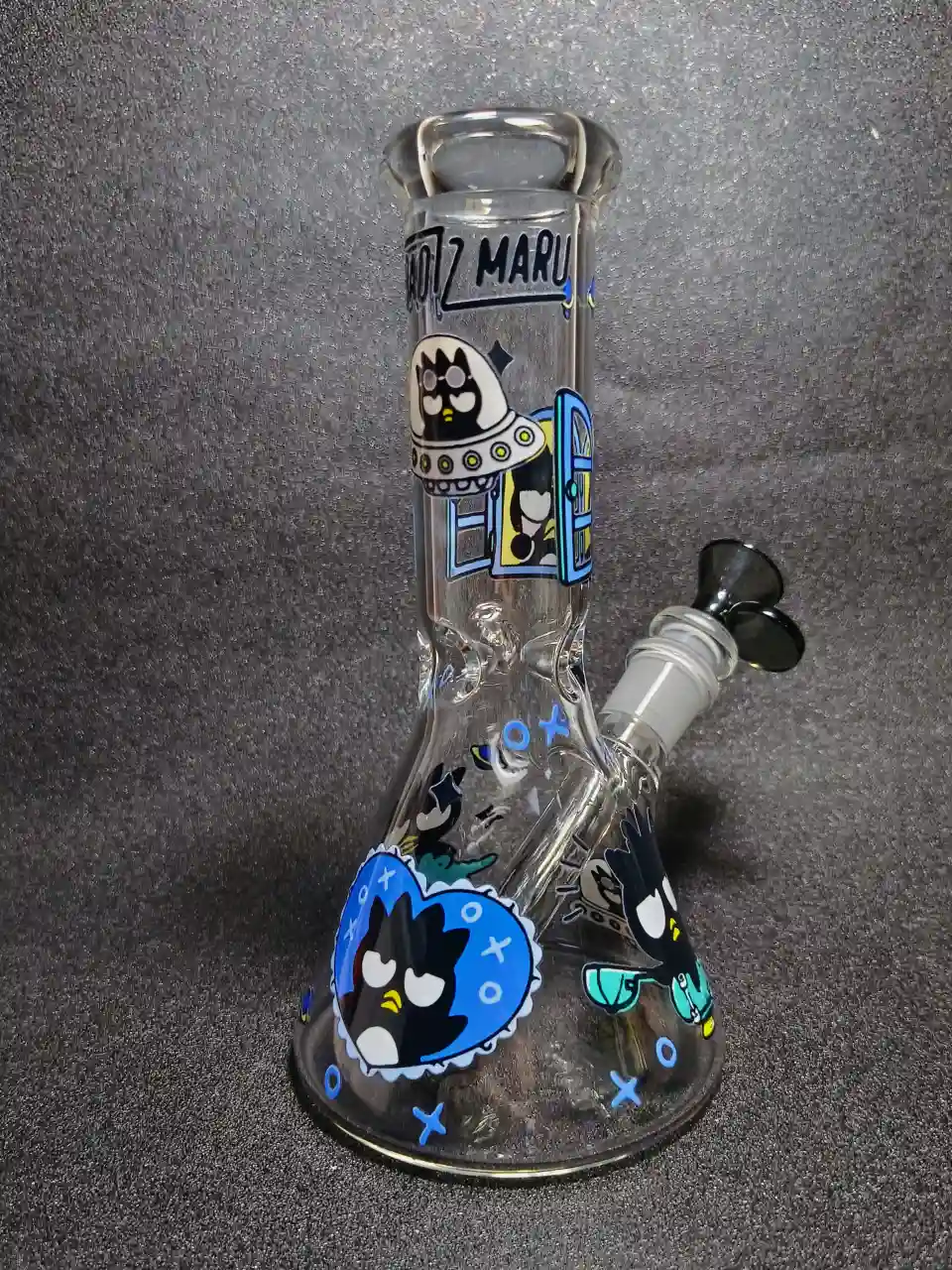 Badtz-Maru Cosmic Adventure 8 Inch Beaker Glass Bong - Image 2