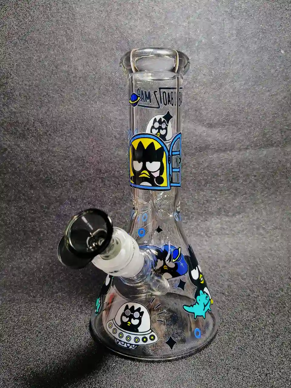 Badtz-Maru Cosmic Adventure 8 Inch Beaker Glass Bong - Image 4