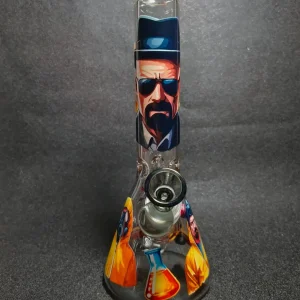 Breaking Bad Heisenberg 10-Inch Borosilicate Glass Beaker Bong