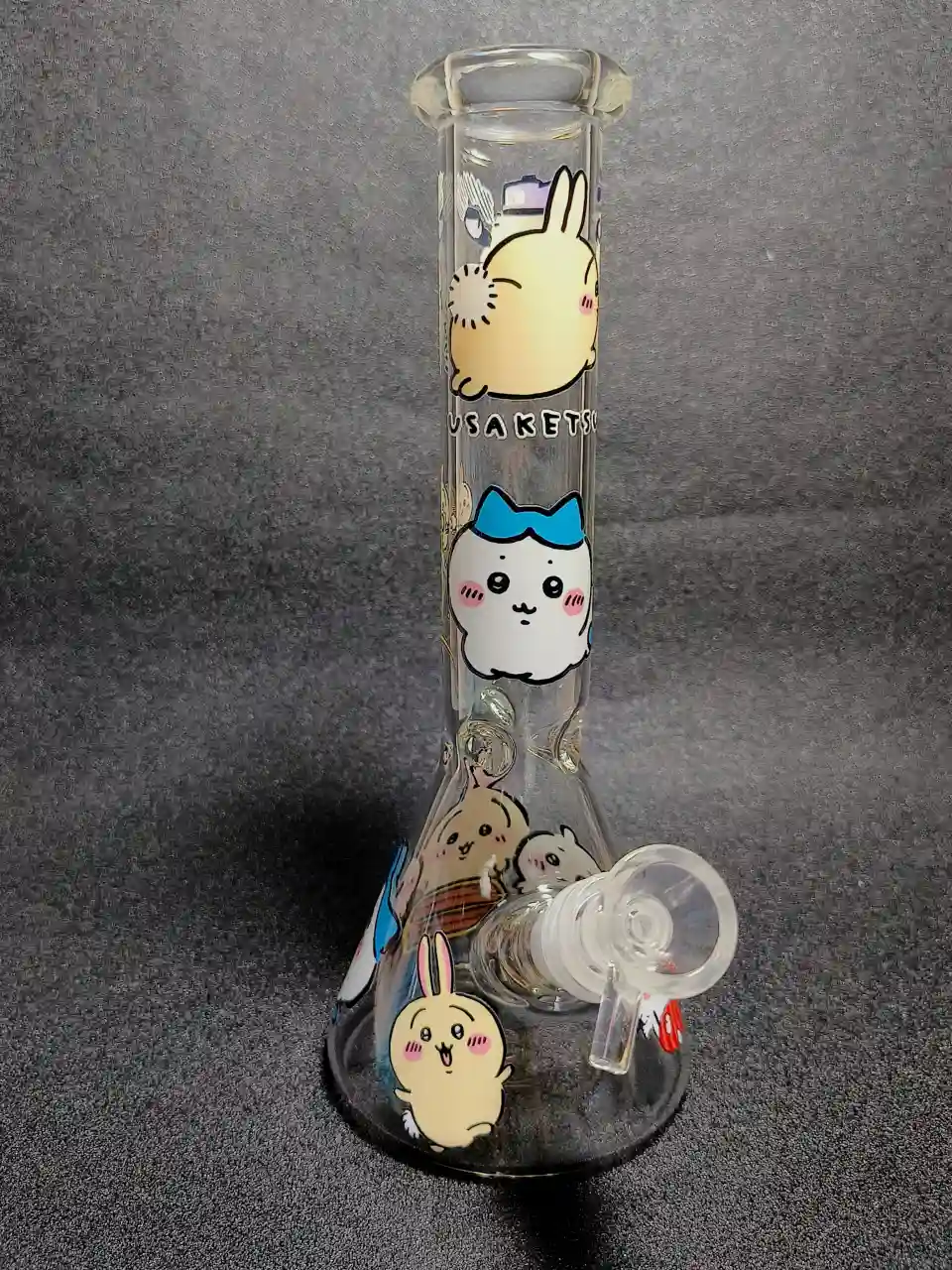Chiikawa Hachiware Usagi 10 Inch Beaker Glass Bong