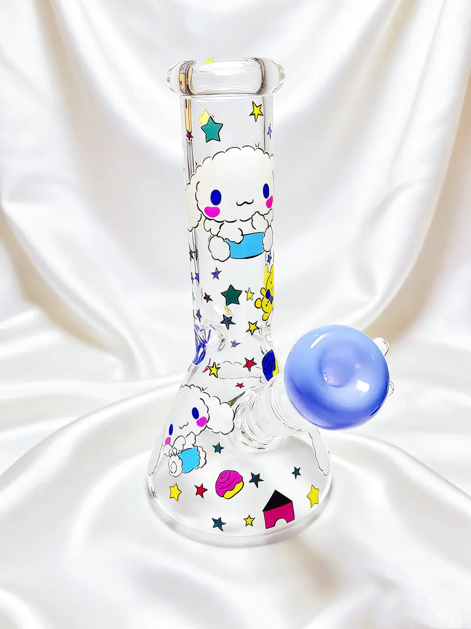 8 Inch Cinnamoroll Dreamy Cloud Beaker Glass Bong