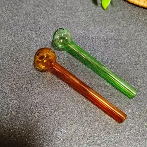 4-Inch Colored Borosilicate Glass Oil Burner Pipe