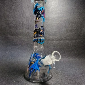 10 Inch Dark Knight Batman Inspired Beaker Bong