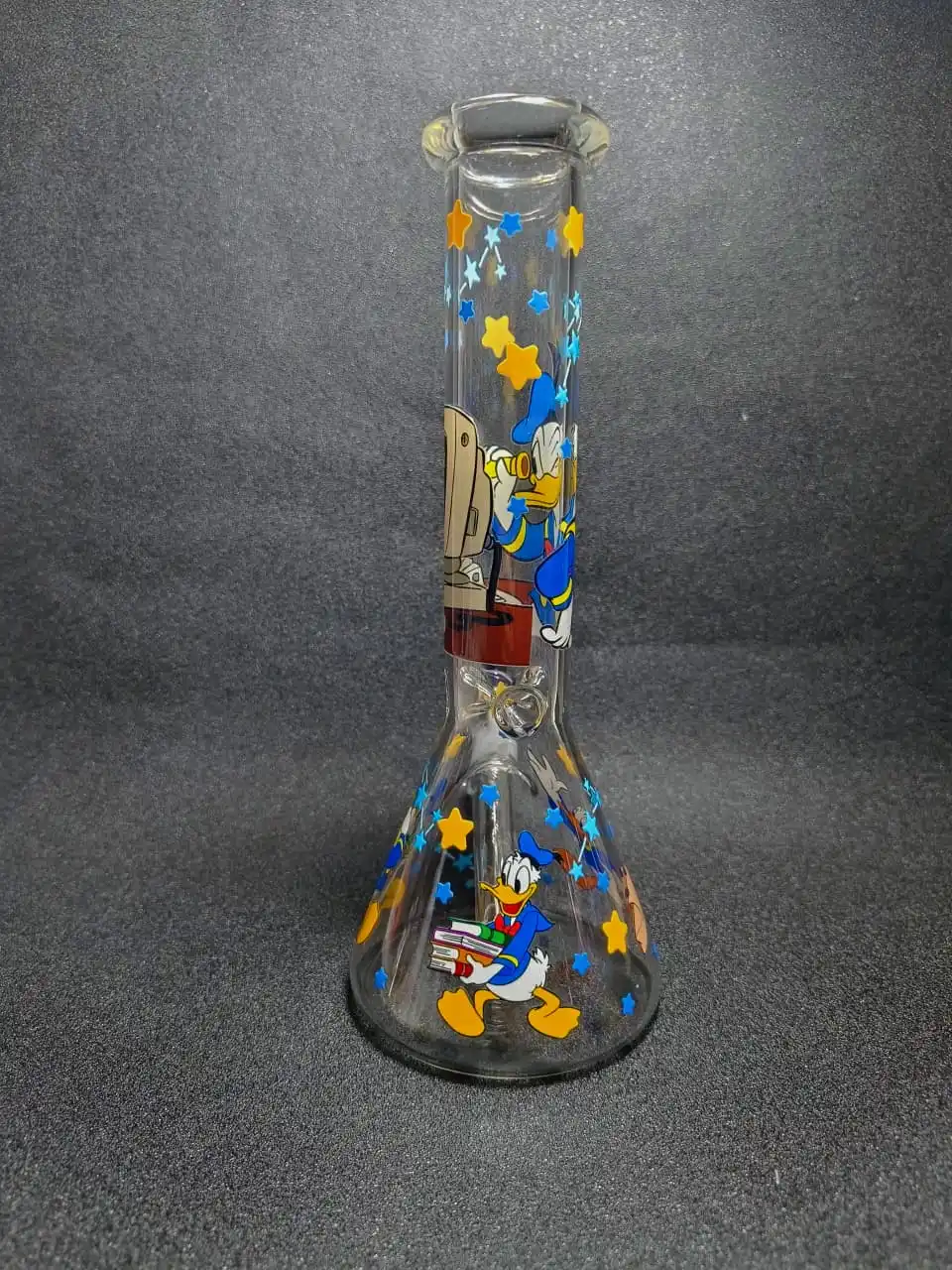 10 Inch Donald Duck Sailor Adventure Star Beaker Glass Bong - Image 3
