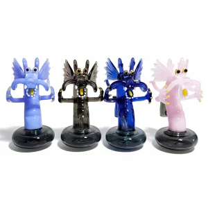6-Inch Dragon Master Borosilicate Glass Dab Rig - Random Color