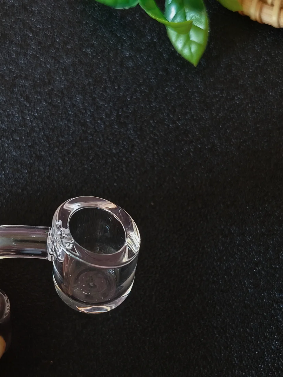 14mm Male 90° Flat Bottom Slanted Top Quartz Banger, 4mm - Image 2