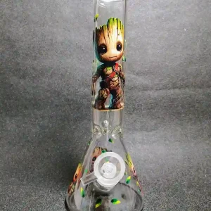 10 Inch Groot Guardians of the Galaxy Beaker Glass Bong