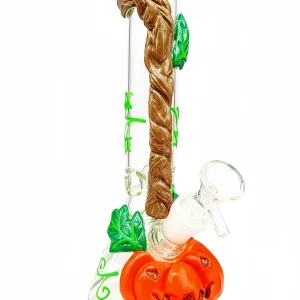 10-Inch Glow-in-the-Dark 3D Pumpkin Beaker Bong