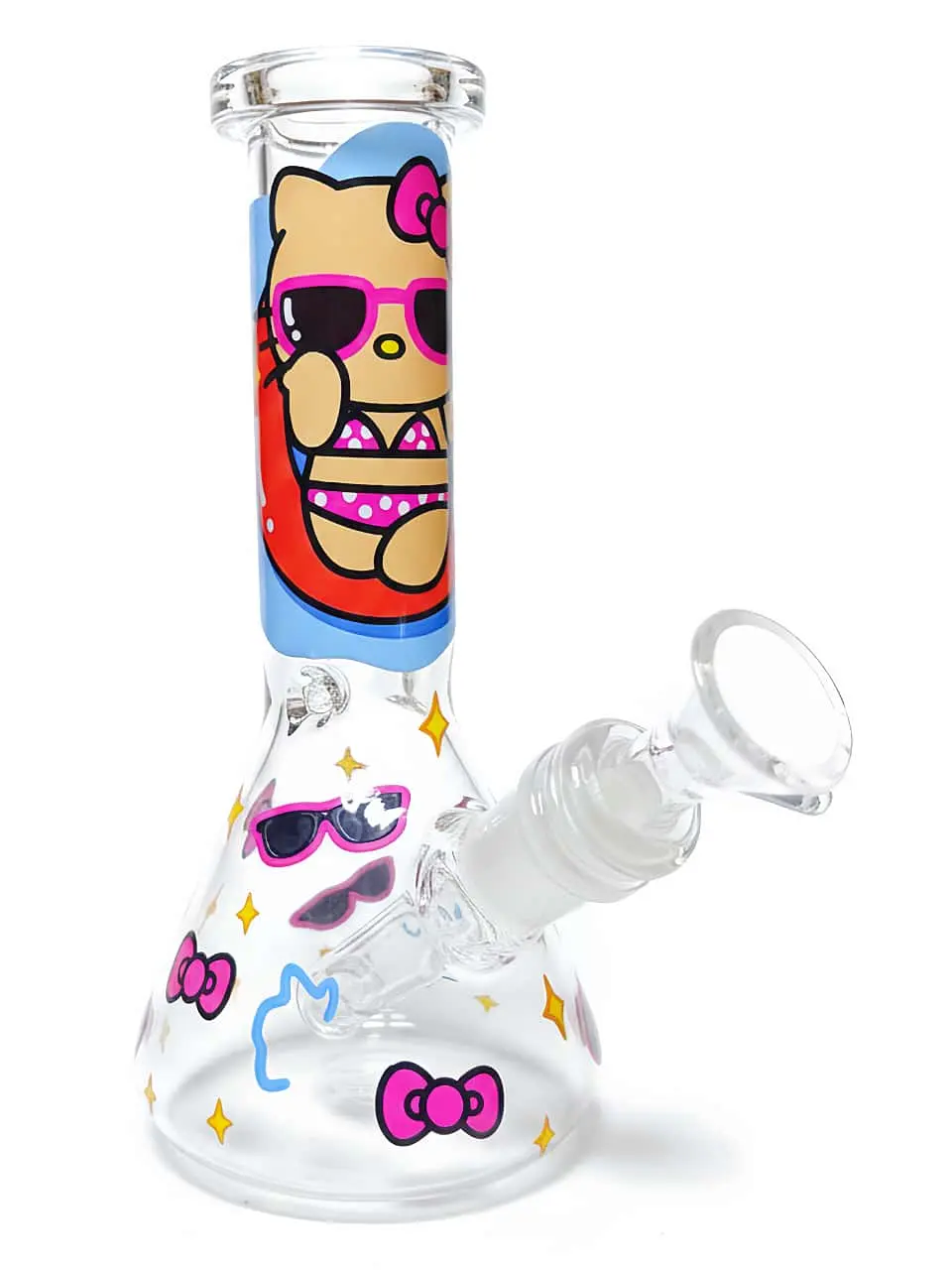 8 Inch Hello Kitty Bikini Beaker Glass Bong