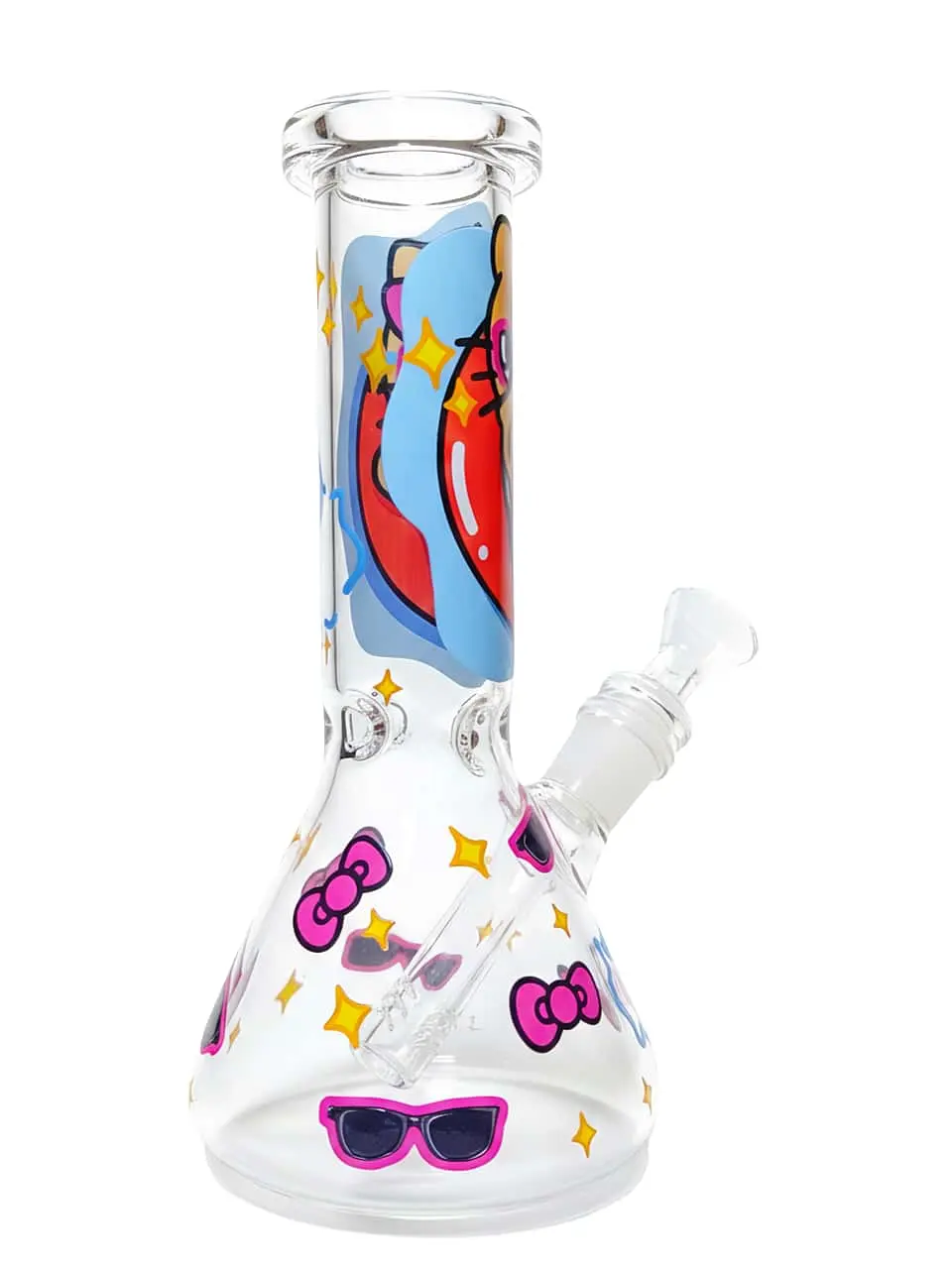 8 Inch Hello Kitty Bikini Beaker Glass Bong - Image 3