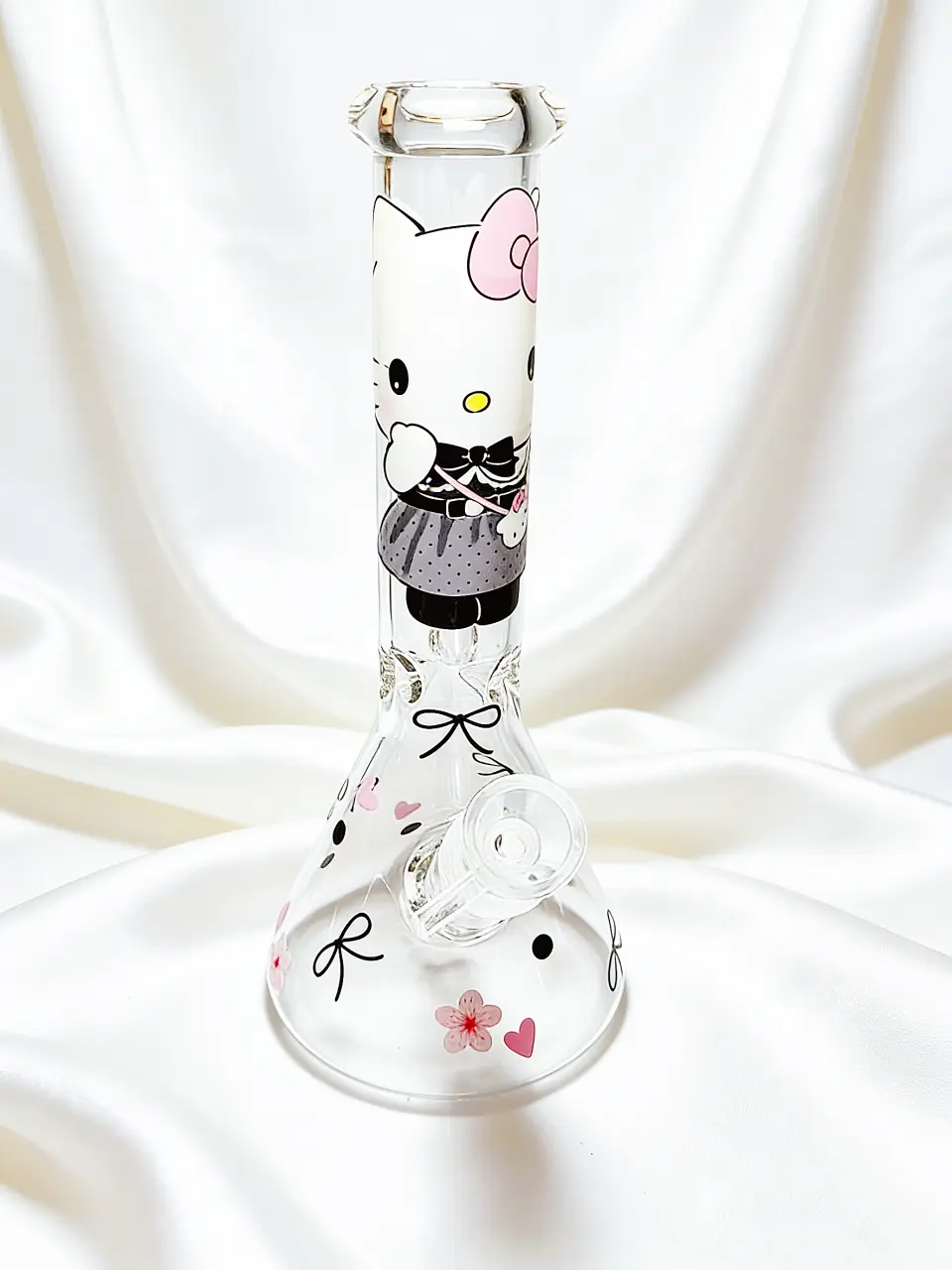 10-Inch Hello Kitty Lolita Lace Beaker Glass Bong - Image 7