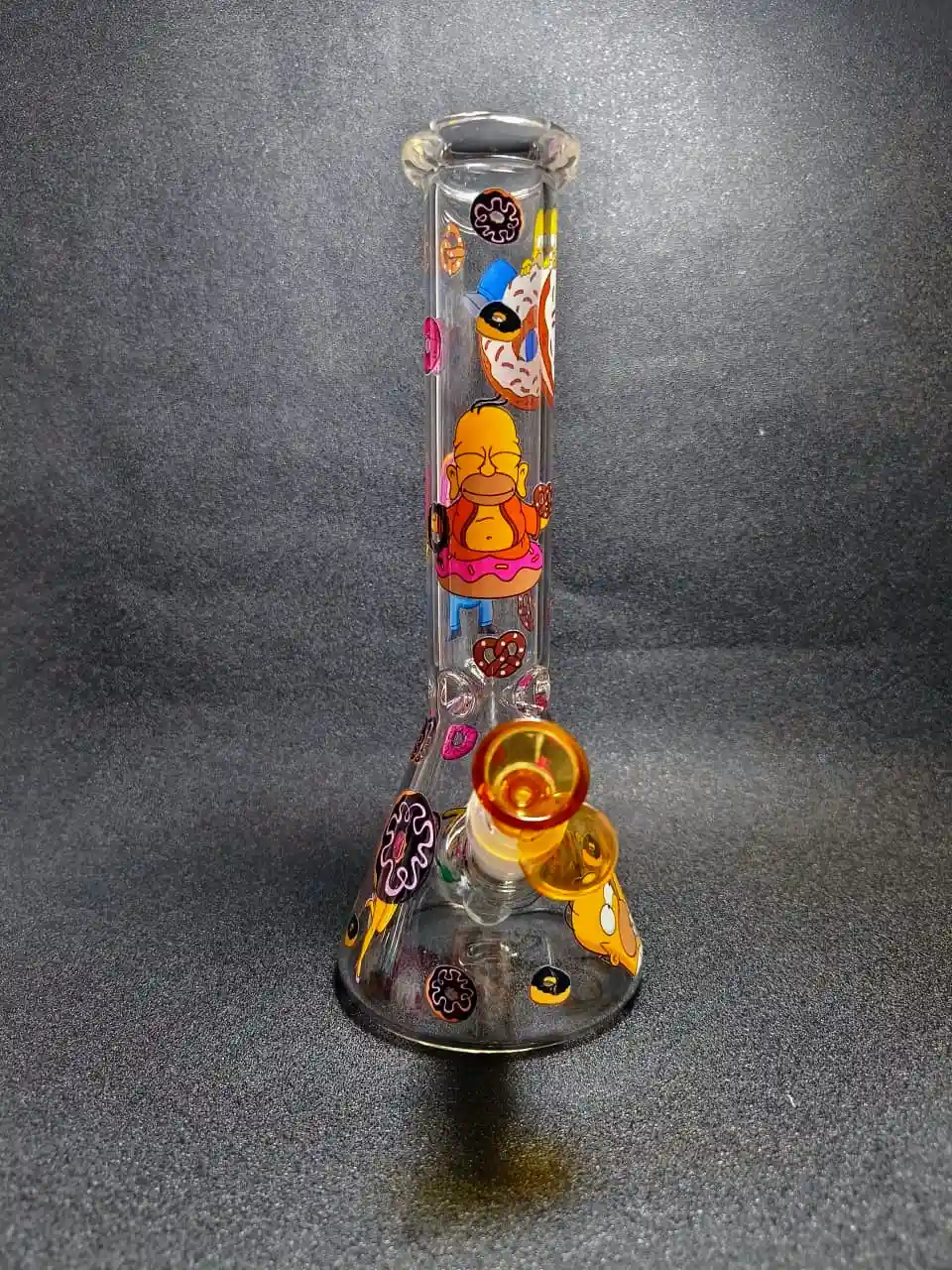 10 Inch Homer Simpson Donut Madness Beaker Bong