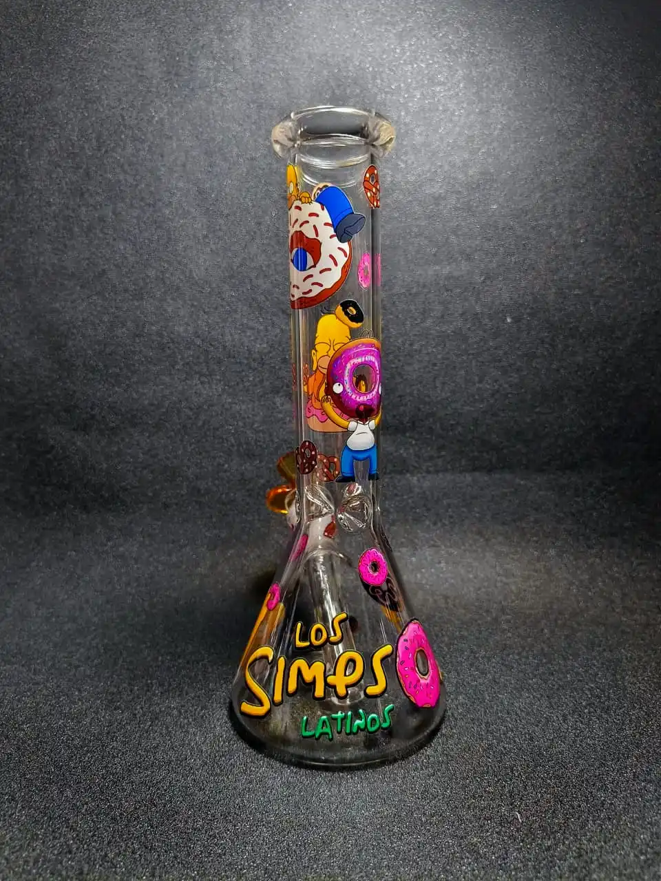 10 Inch Homer Simpson Donut Madness Beaker Bong - Image 3