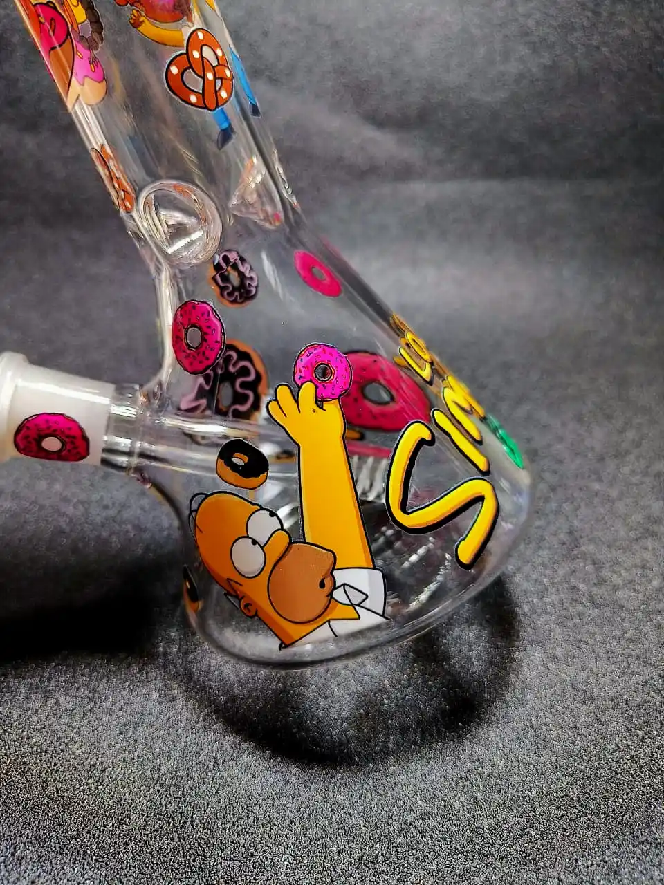 10 Inch Homer Simpson Donut Madness Beaker Bong - Image 5