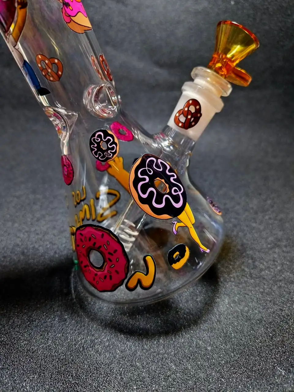 10 Inch Homer Simpson Donut Madness Beaker Bong - Image 6