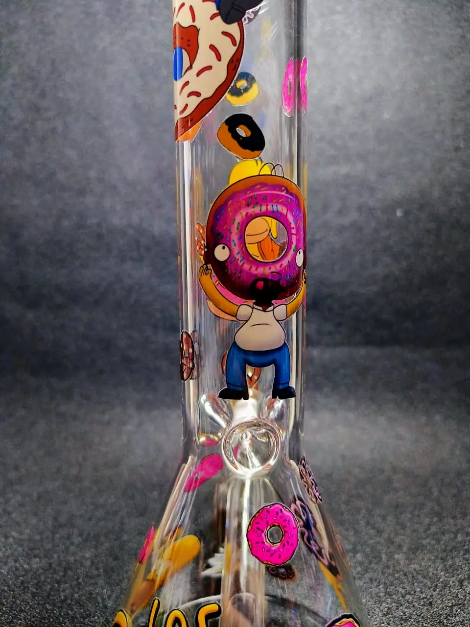 10 Inch Homer Simpson Donut Madness Beaker Bong - Image 7