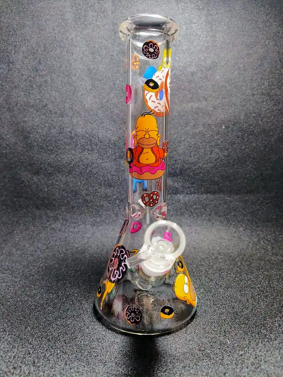 10 Inch Homer Simpson Donut Madness Beaker Bong - Image 8