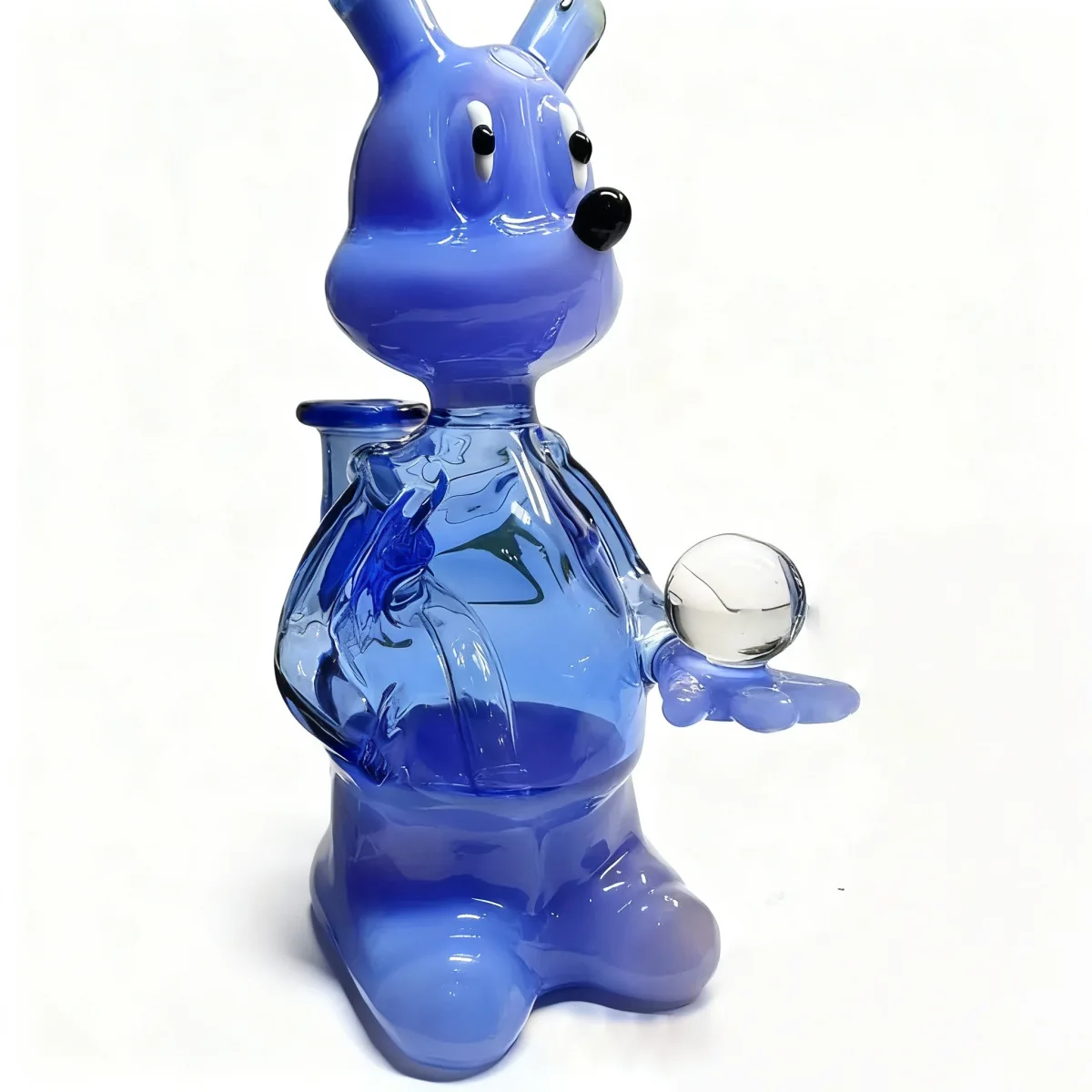 6 Inch Blue Honey Bear Borosilicate Glass Dab Rig