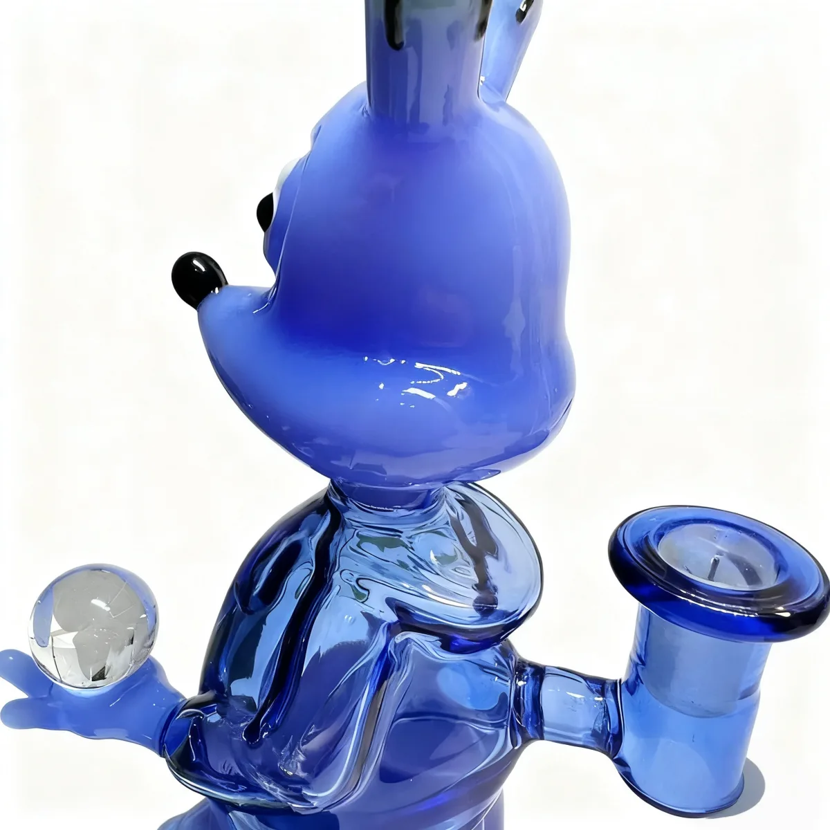 6 Inch Blue Honey Bear Borosilicate Glass Dab Rig - Image 3