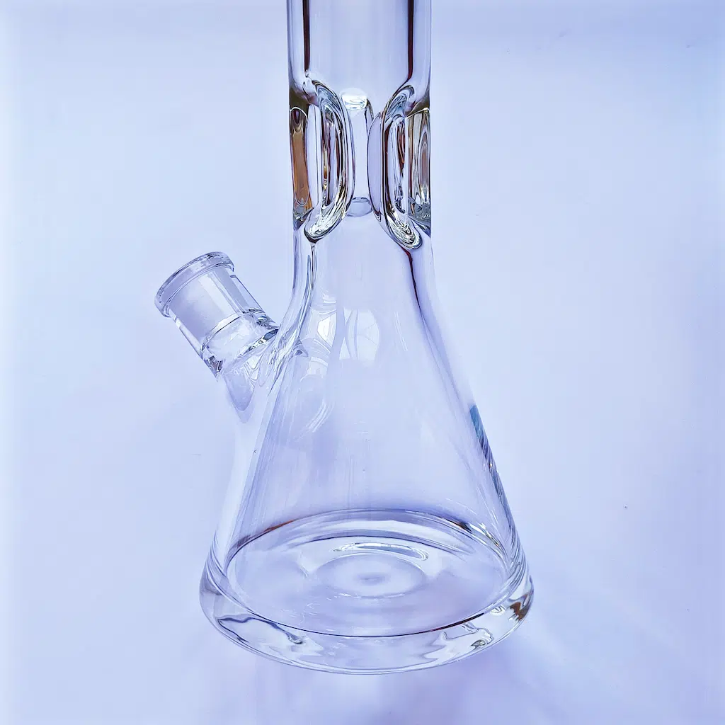 12 Inch Clear Borosilicate Glass Beaker Bong with 9mm Thick Glass - Image 8