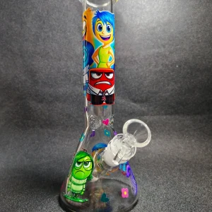 Inside Out Emotion Character 10-Inch Beaker Glass Bong