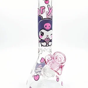 10 Inch Kuromi For You Beaker Glass Bong