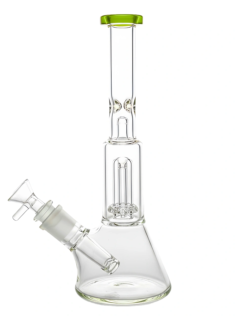 10 Inch Light Green Beaker Bong with Showerhead UFO Perc