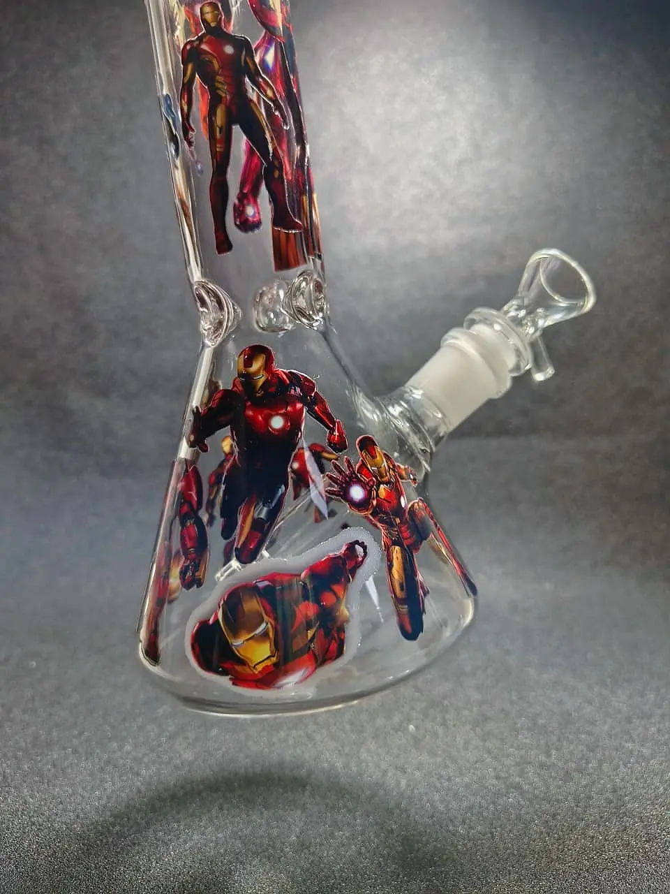 10 Inch Marvel Avengers Iron Man Beaker Glass Bong - Image 6