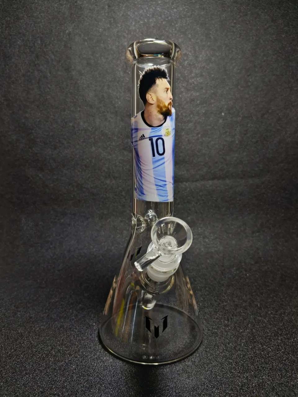 10 Inch Messi Argentina #10 Jersey Beaker Glass Bong