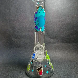 10-Inch Monsters, Inc. Sulley, Mike & Boo Beaker Glass Bong