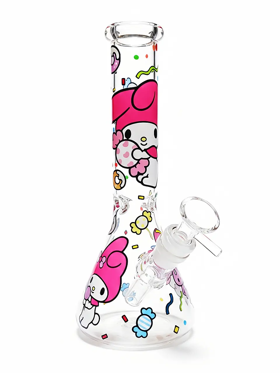 10 Inch My Melody Candy Wonderland Beaker Glass Bong - Image 4