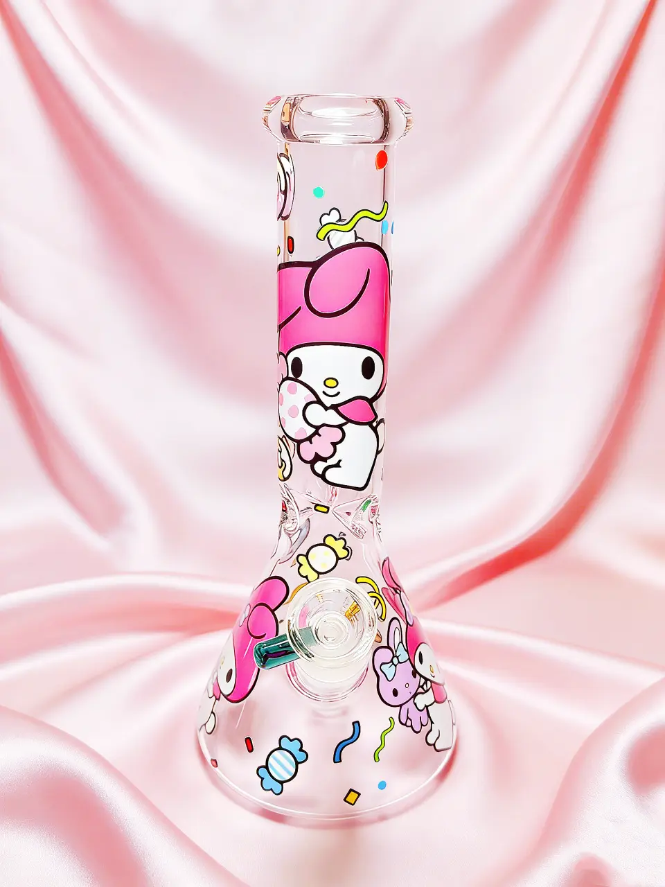 10 Inch My Melody Candy Wonderland Beaker Glass Bong - Image 7