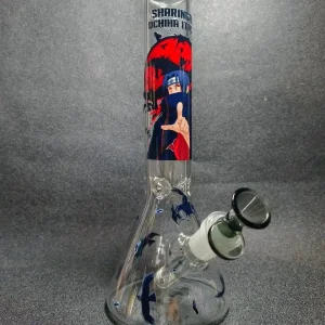 10-Inch Naruto Itachi Uchiha Beaker Glass Bong