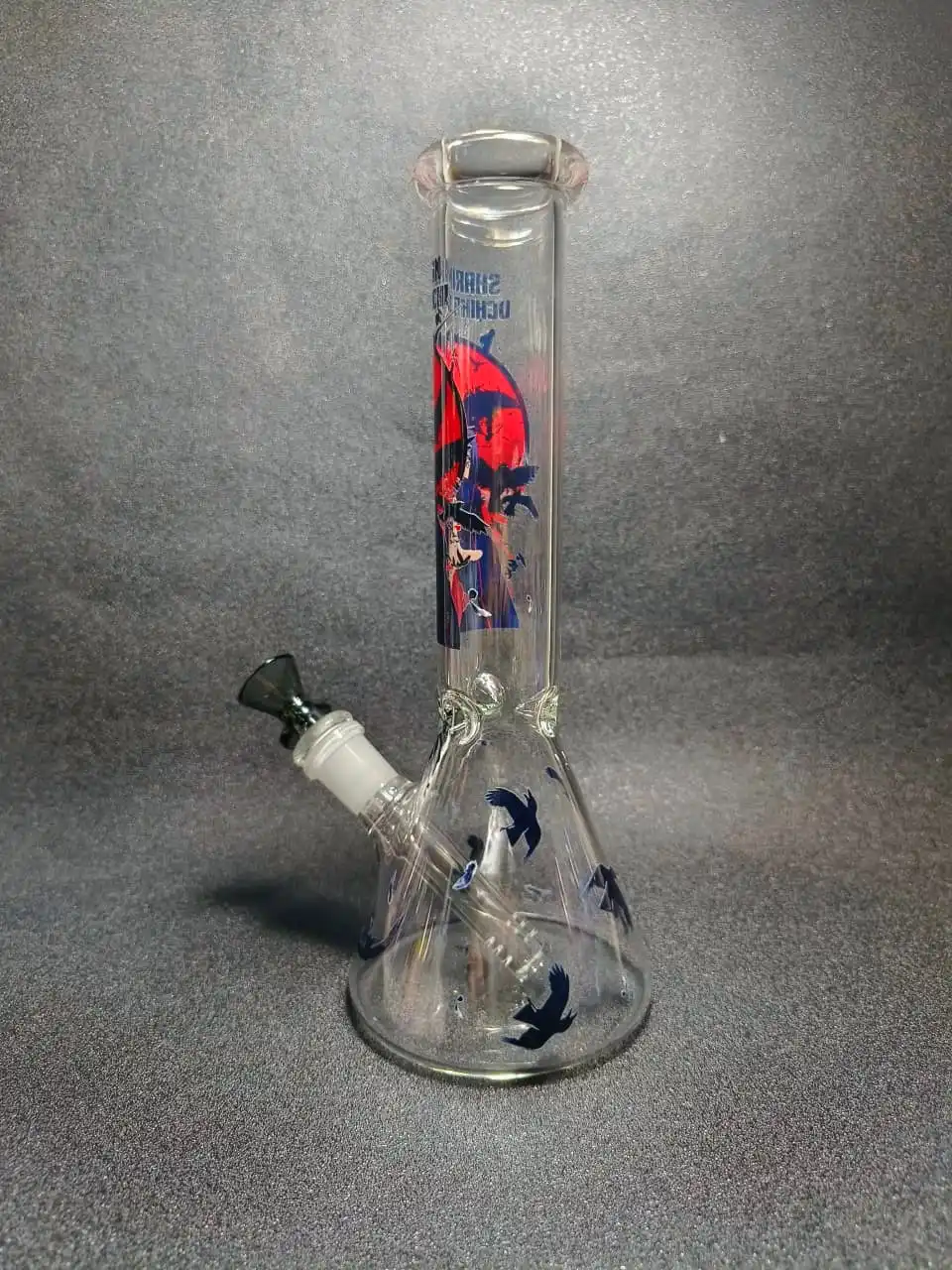 10-Inch Naruto Itachi Uchiha Beaker Glass Bong - Image 3