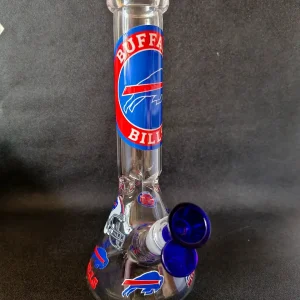 10 Inch Buffalo Bills NFL-Inspired Beaker Glass Bong