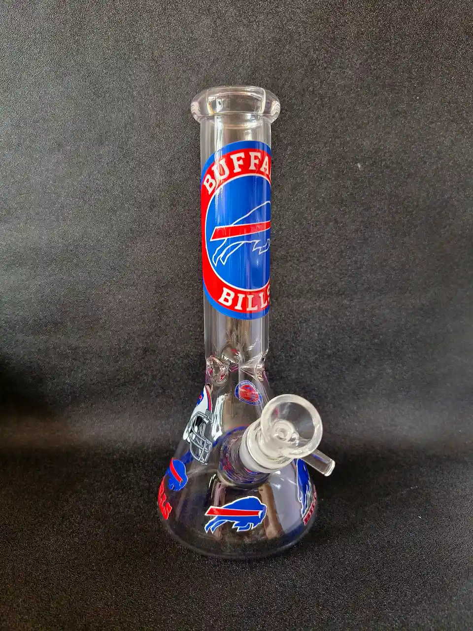 10 Inch Buffalo Bills NFL-Inspired Beaker Glass Bong - Image 5