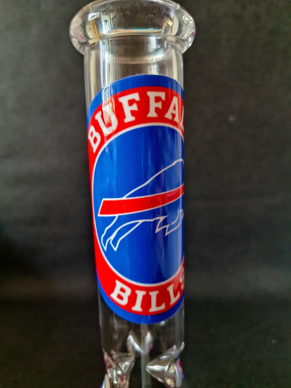 10 Inch Buffalo Bills NFL-Inspired Beaker Glass Bong - Image 6