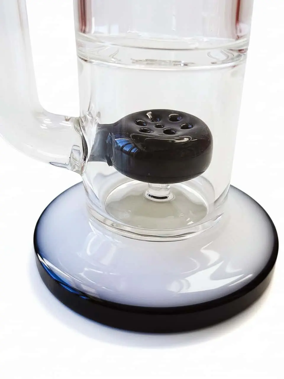 10-Inch Panda-Themed Black & White Glass Bong - Image 3