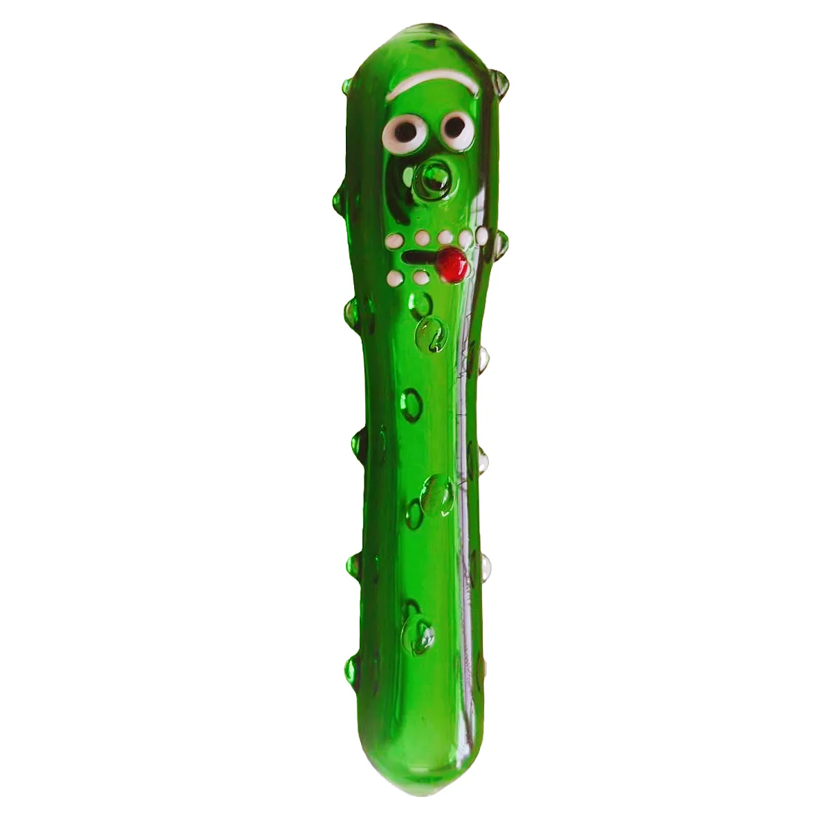 Pickle Rick 4-Inch Borosilicate Glass Spoon Pipe
