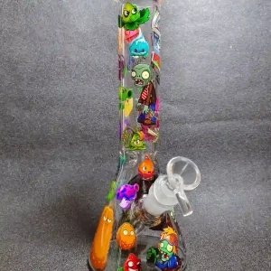 10-Inch Plants vs. Zombies Battlefield Beaker Glass Bong